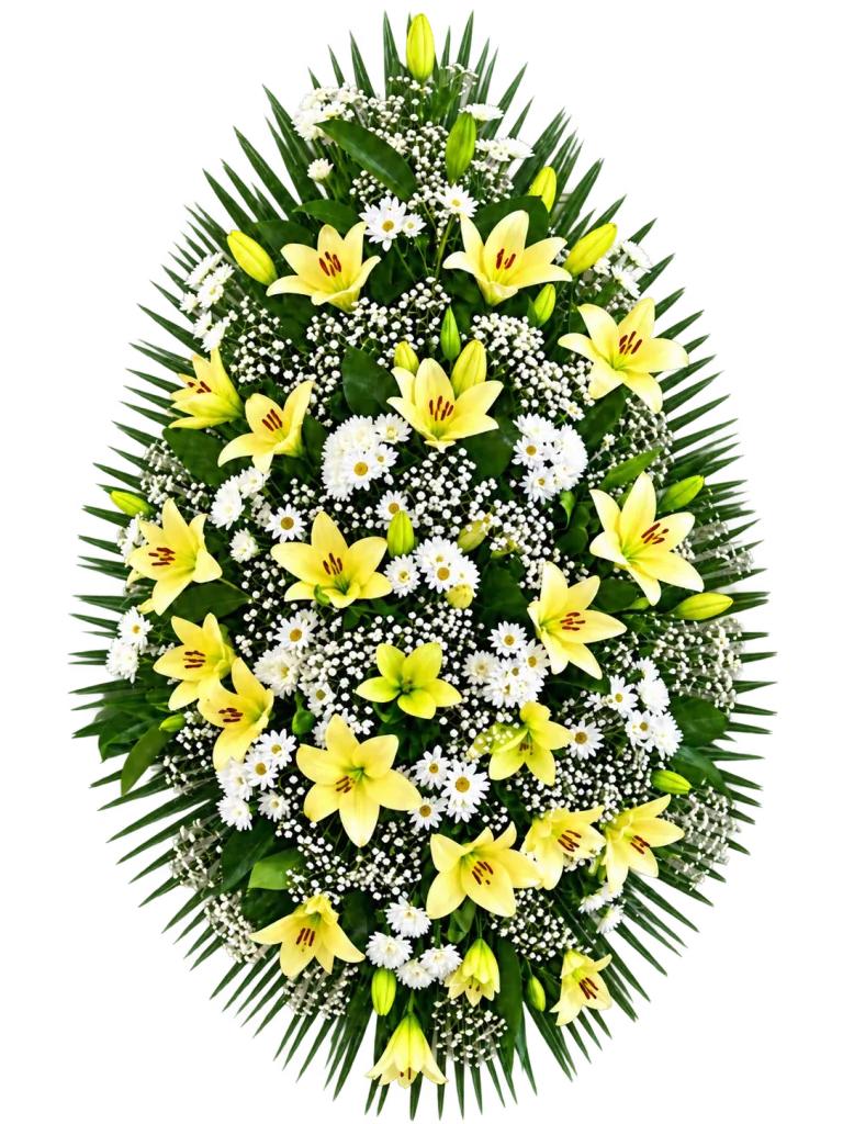 Lágrima vertical de flor variada